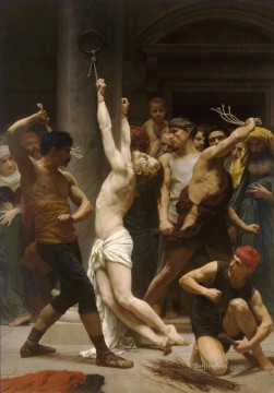 Desnudo Painting - La Flagelación de Cristo William Adolphe Bouguereau desnudo